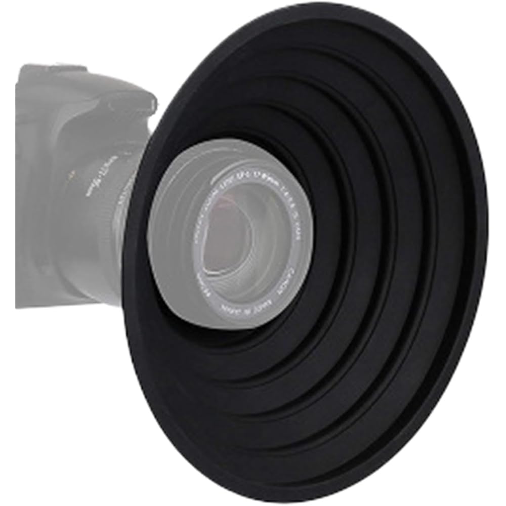 Silicone Lens Hood for Cameras | Silicone DSLR Camera Lens Cover - 50-70mm Anti-Glass Reflection Lens Cover for Water Splashes, Snow, Dust, and Mud