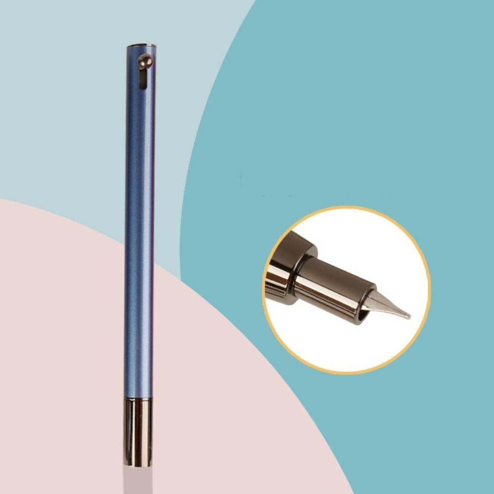 

0.38mm Retractable Press Type Fountain Pen Creative Metal Ink Pen Students Gift Nib Converter Filler Pen School Office Supplies