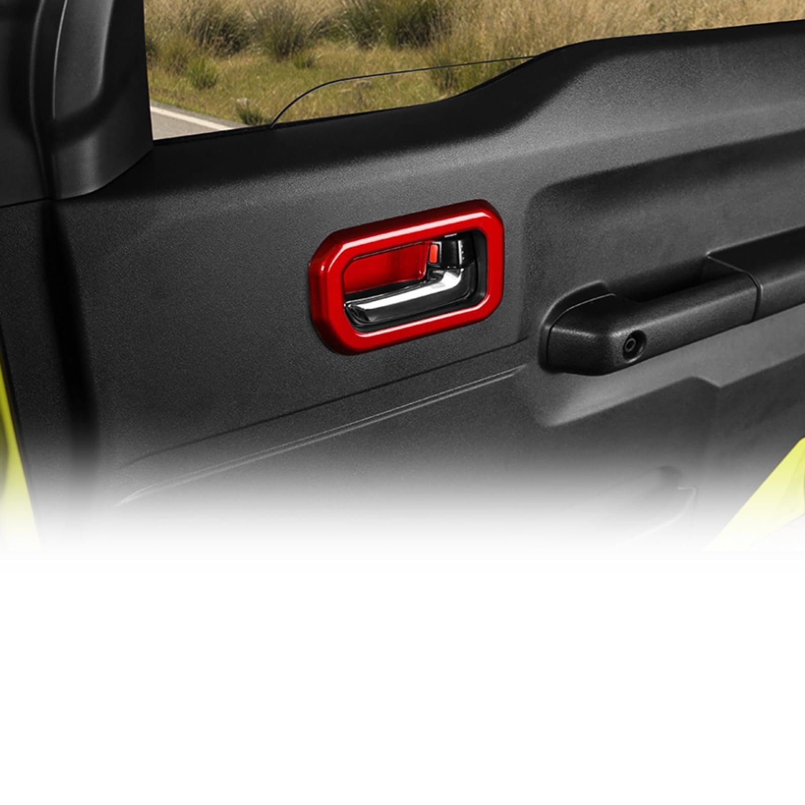 FXETRNL Door Inner Handle Frame Protective Cover for Suzuki Jimny JB64 JB74 ABS Resin Jimny Accessory Interior Custom Part Suzuki Jimny Interior Part