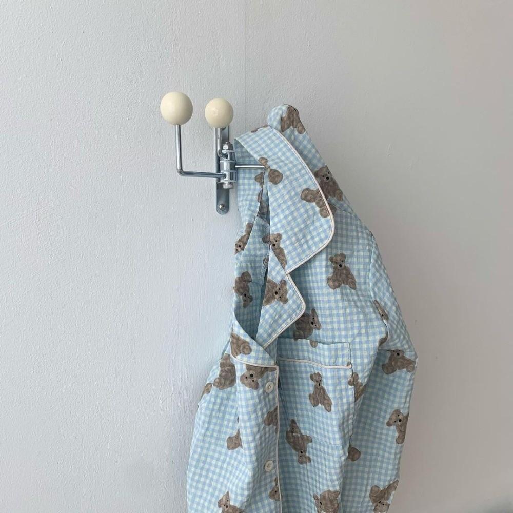 3/4 Hooks Wall Hook Iron Art Decorative Hat Holder Rack Room Storage Hook  Entryway