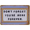 Vintage Metal Tin Sign Retro Wall Art for Home Bar Indoor Outdoor Decor