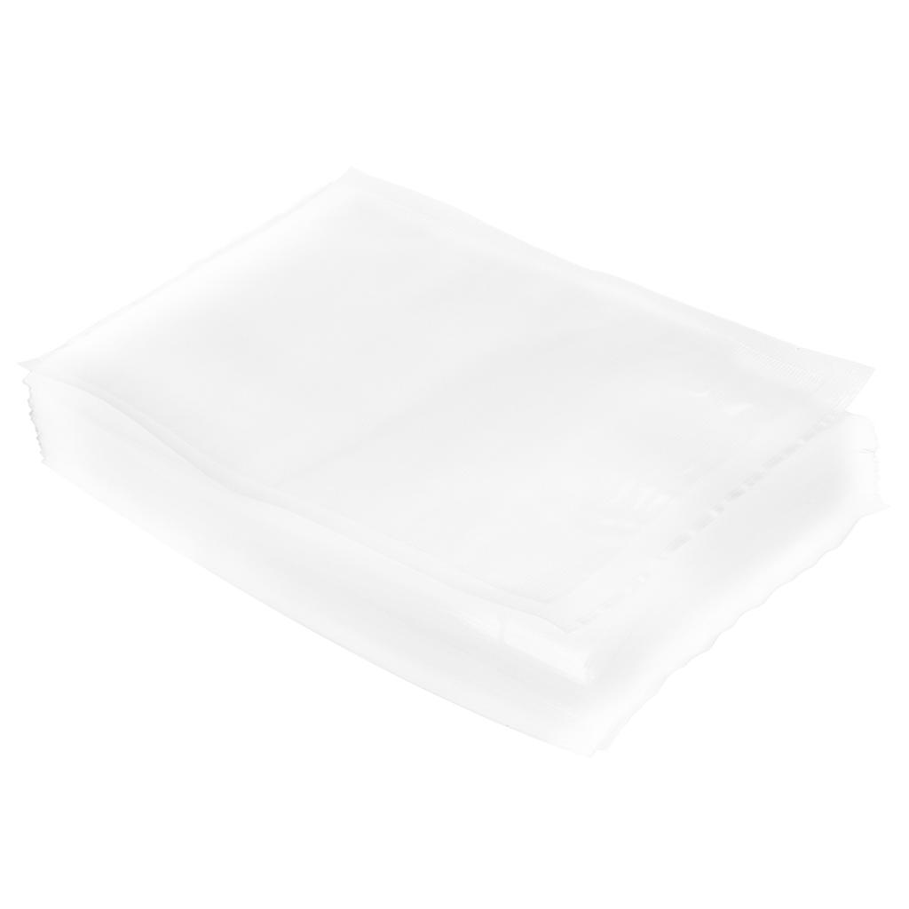 100 Stück Vakuumierer Aufbewahrungsbeutel Universal Auslaufsicher Lebensmittelsparbeutel Küchenzubehör