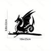 Steel Silhouette Wall Art Bird Dog Dragon Fairy Outdoor Metal Sculpture Decor