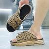 Mode Sommer Herren Hausschuhe Lässige EVA Sohle Weiche Outdoor Strand Hausschuhe Rutschfest Leicht Wasserdicht Plateau Herren Indoor Sandalen