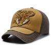 Washed Cotton Bull Head Embroidered Baseball Cap Hip Hop Adjustable Sun Hat Sunscreen Distressed Peaked Cap For Man Women Unisex