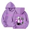 Women's Hooded Gradient Printed Long Sleeved Sweatshirt Loose Women's Sweatshirt  Sweatshirt