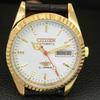 JAPAN VINTAGE REFURBISHED CITIZEN AUTOMATIC 8200 MENS WHITE DIAL WATCH A445311-1
