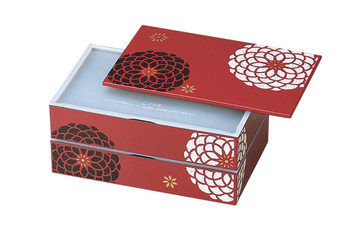 

HAKOYA Квадратный ланч-бокс 51587 Двухъярусный, Красный, Хякка, красный