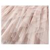 Women's High Waisted A-line Mesh Skirt Ruffled Cake Skirt Half Body Skirt Gauze Skirt Women's Fluffy Skirt