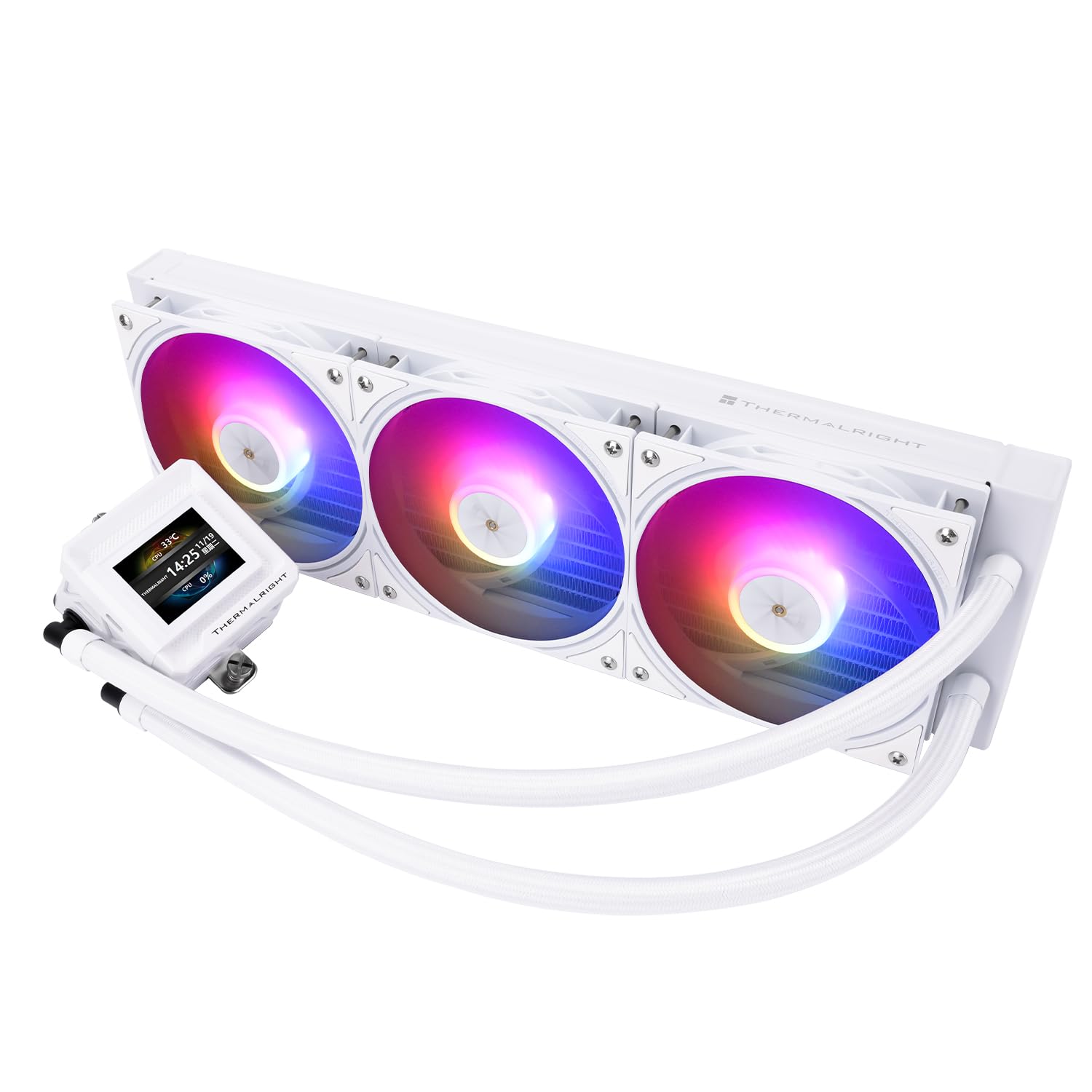 

Thermalright FW SE 360 ARGB White CPU Water 3 PWM Fan Water Cooling Computer CPU Liquid Cooler for IPS LCD Screen with Intel IPS Display Cooler, білий