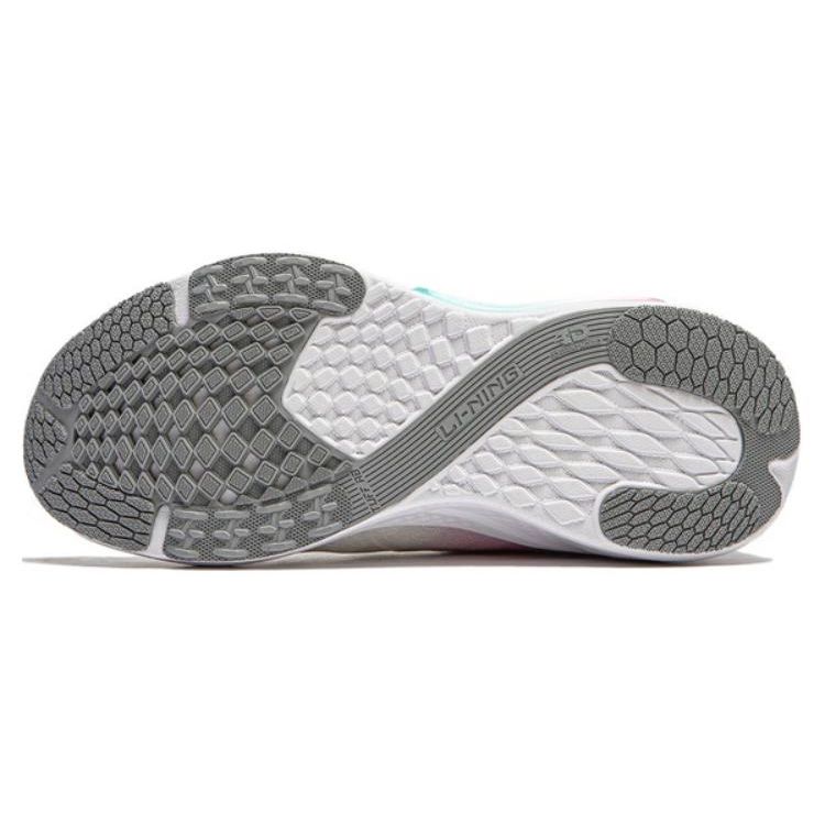 Li Ning Children Zhuque 1.0 Sports Trend Low-Top Running Shoes Kids sneaker White Pink YKFU004-8