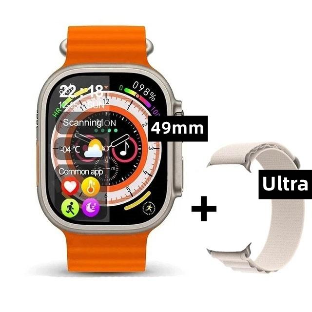 Gps Smartwatch 49mm Ultra 9 Połączenie Bluetooth Nfc Kompas Śledzenie Trasy Ip68 Smartwatch Microwear U9 Ultra Smart Watch Dla Mężczyzn Kobiet