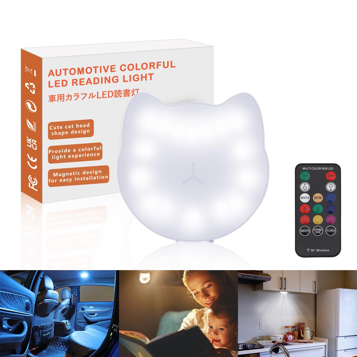 

Catland Room Lamp LED Car Cat RGB Room LED Bulb 9 Colors 12 Patterns White Bulb Color Ice Blue Red Green Blue Yellow Lemon Yellow Pink Purple Fla