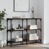 VidaXL Console Table Brown Oak 100x29x75 Cm Engineered Wood 834104
