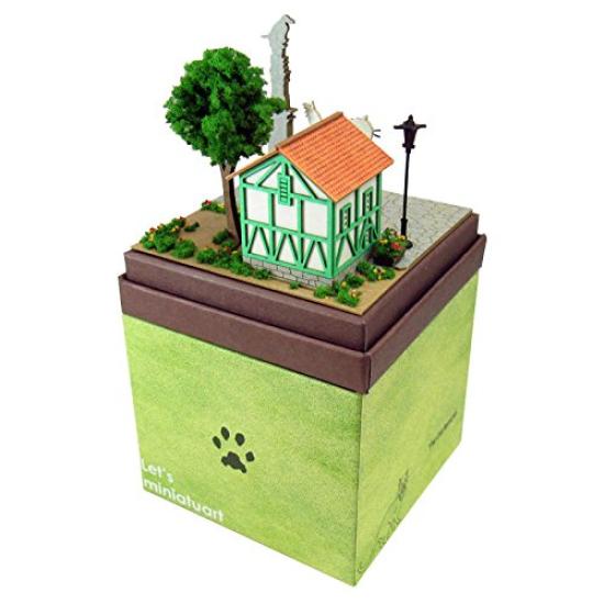 Sankei Studio Ghibli Mini The Cat Returns Muta and the Office Paper Craft Cat's Non-scale MP07-63