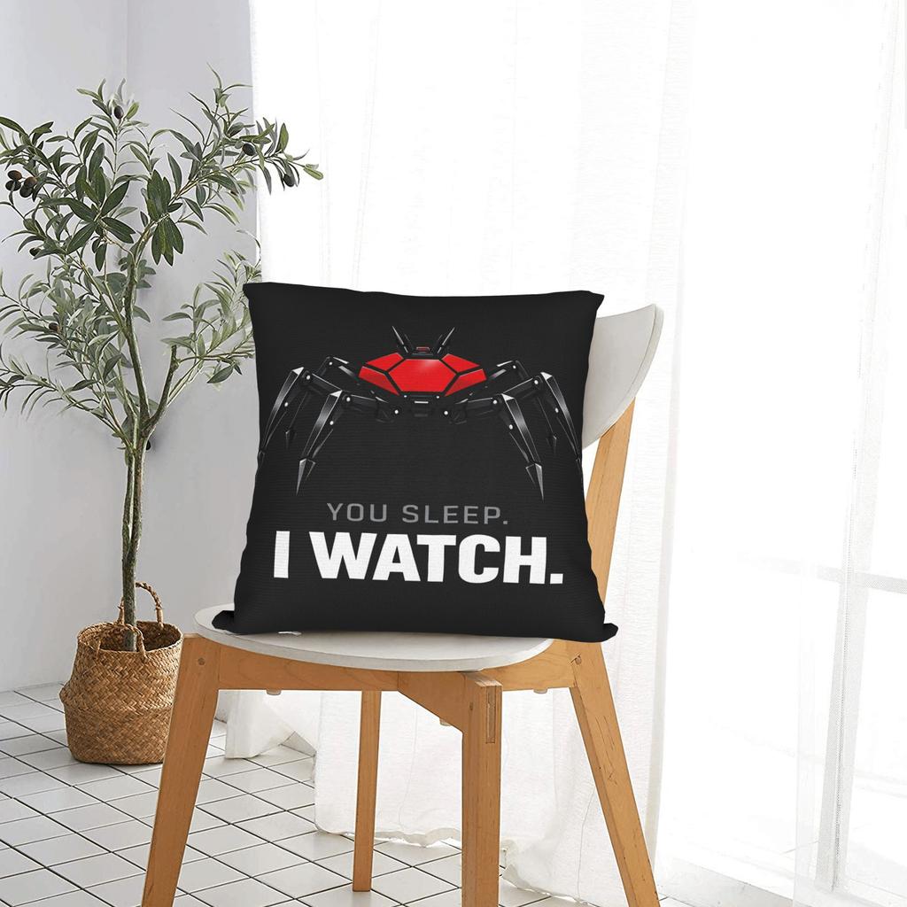 Pillow Cover You Sleep I Watch Morden Pillow Case For Couch Sofa Bedroom Pillowcases