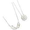 Collier Coeur pour Femme Pendentif Trèfle à Quatre Feuilles Amour Bijoux Plaqué Or Acier Inoxydable d'amour Chaîne pour Saint[t646]