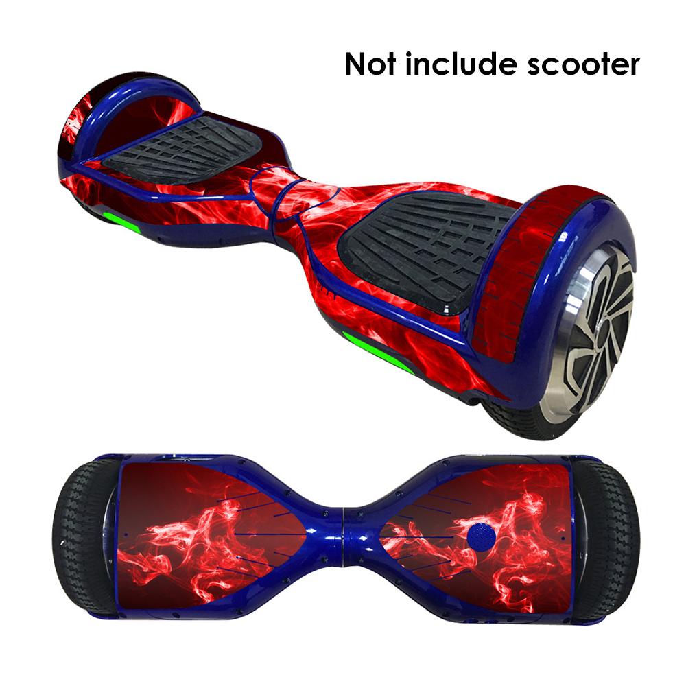 Adesivos Hover para Pele de Patinete, Reflexão Noturna de 6,5 Polegadas para Autoequilíbrio, Capa de PVC Resistente a Arranhões