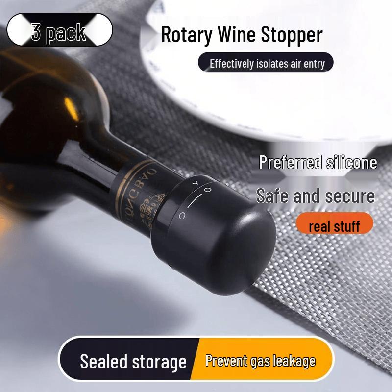 Qiwei Creative Glass Wine Bottle Stopper