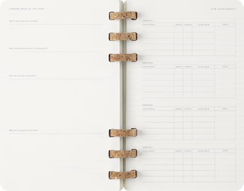 Moleskine 2026 Planner, 12-Month Spiral Diary, Large Size (13cm X 21cm), Soft Cover, Black, DSSPB12AMWH3Y26, Starting In January