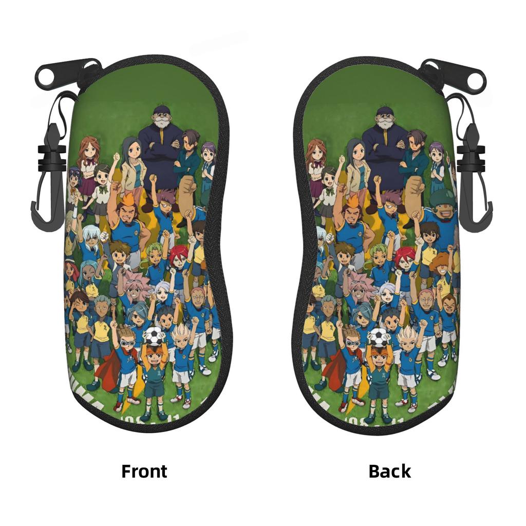 Inazuma Eleven Axel Blaz gouenji Glasses Case Zipper Sunglasses Case Fashion Eyeglass Cases Cover Men Women Eyewear Organizer