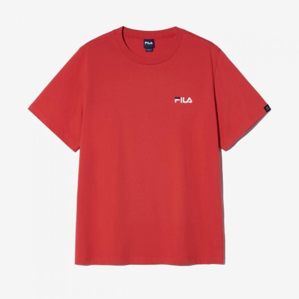 Fila Basic Small Linear ShorT Sleeve T shirT RED/085