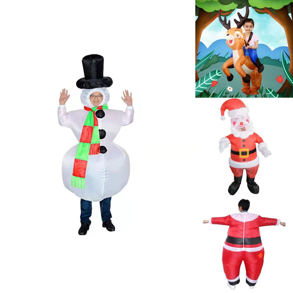 Premium Quality Christmas Inflatable Santa Suit For Party Cosplay