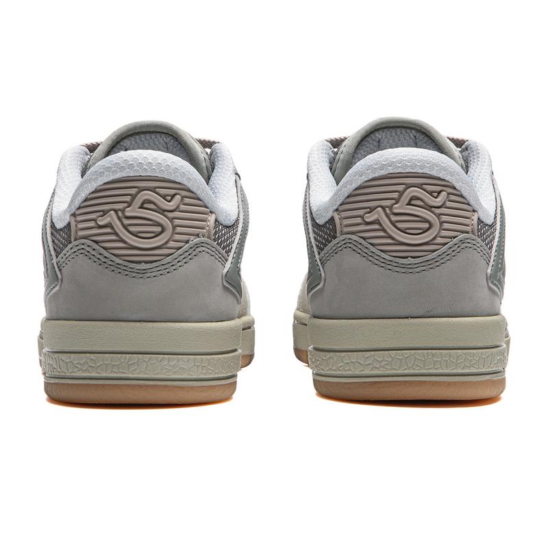 Li Ning Versatile Trendy Non-Slip Durable Low-Top Skate Shoes Women Sneakers Gray AEPU048-5