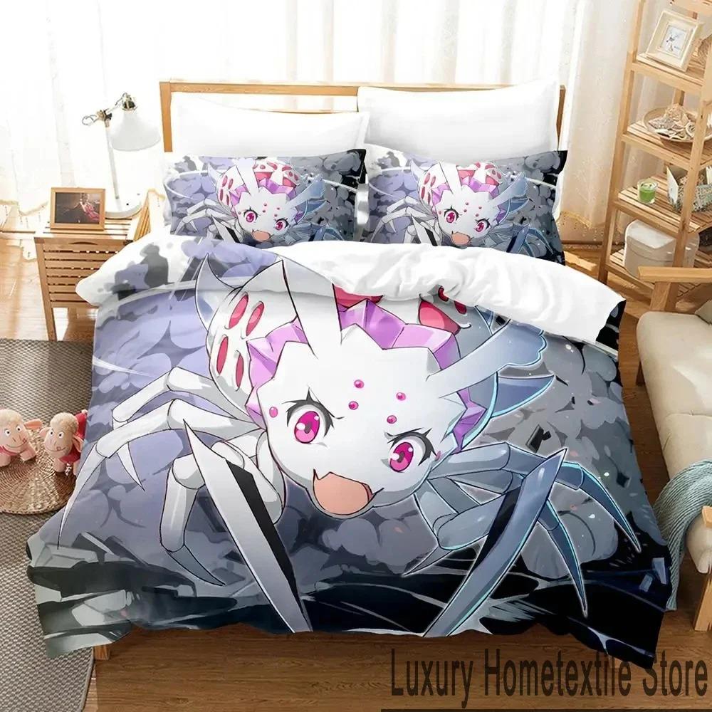 

Anime Kumoko So I m a Spider So What Bedding Set Duvet Cover Bed Set Quilt Cover Pillowcase Comforter king Queen Size Boys Adult Tool 70x133cm 2pcs