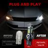 2pcs Car LED Daytime Running Light Lamps Blubs DRL Canbus Error Free For Honda CIVIC IX Saloon Sedan 2011-2016 HR-V RU 2015-2020