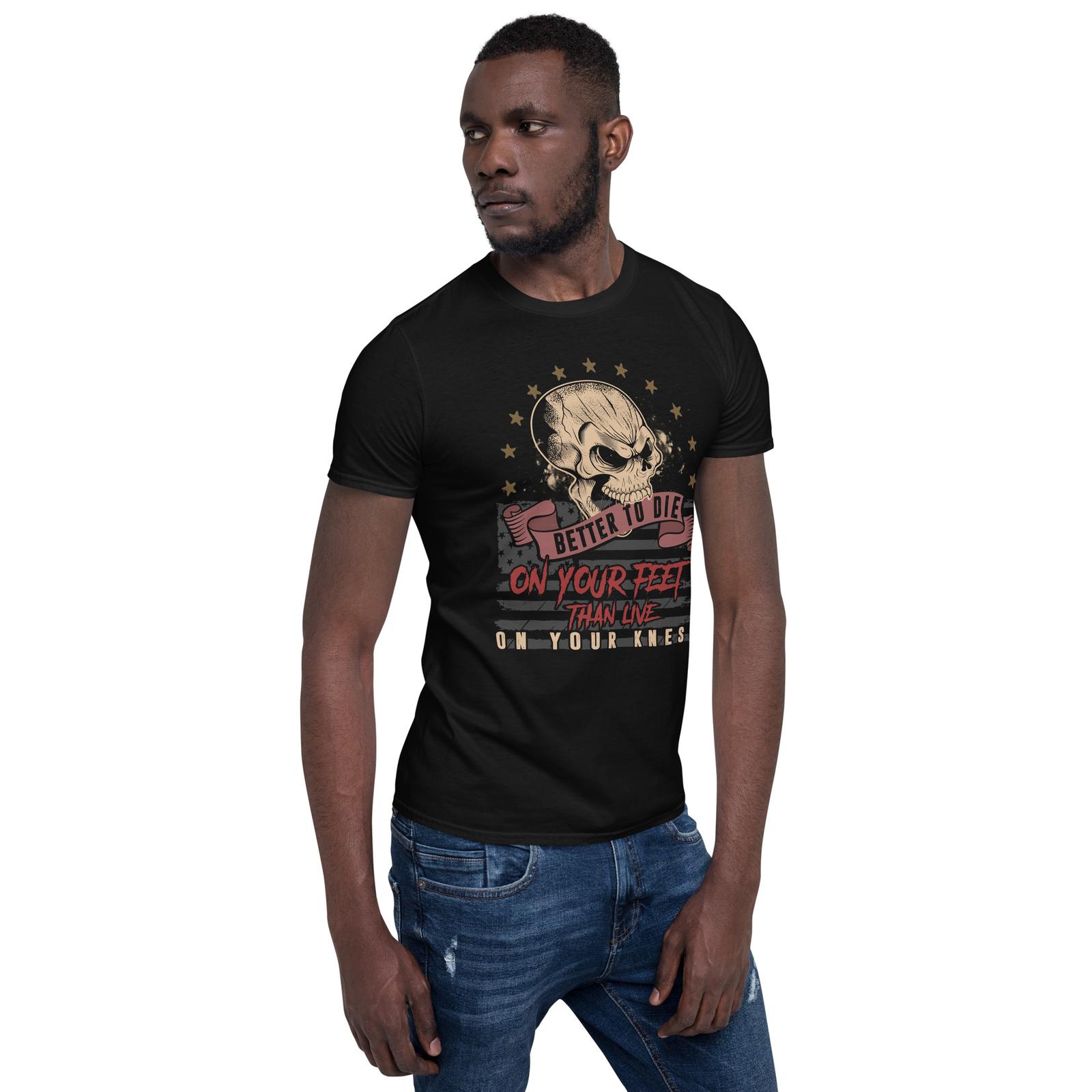 Gothic Skull Unisex T-Shirt, Horror Death Biker Metal Grunge Emo Rock Hell S разноцветный