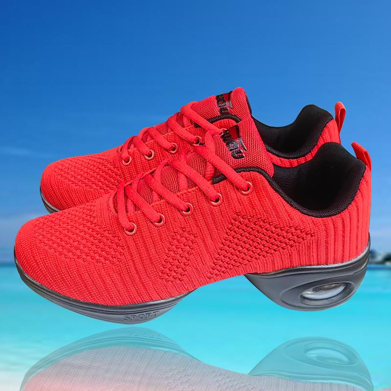 Square dance shoes sailor ghost step autumn dance shoes female adult square dance dancing female shoes flying woven soft sole new