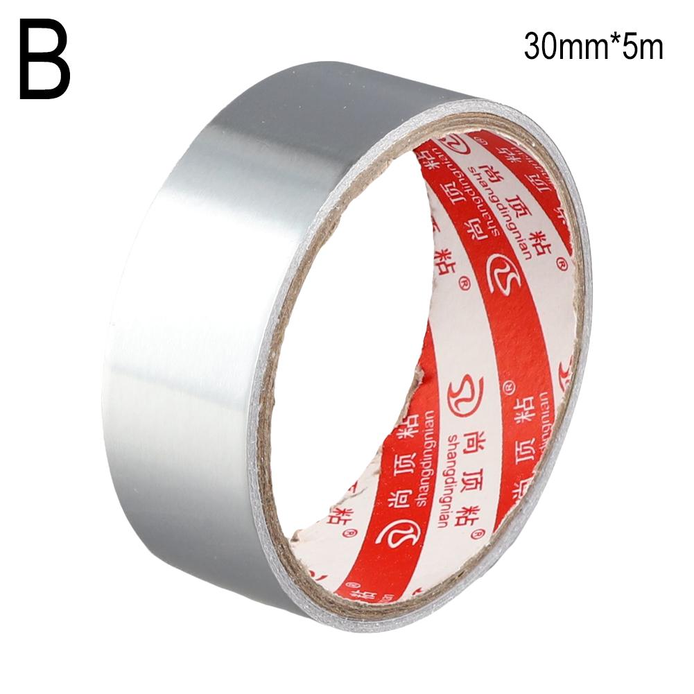 Aluminium Foil Tape High Temperature Resistance Sealing Protect Tape Tape Repairs Thermal Duct W0S1
