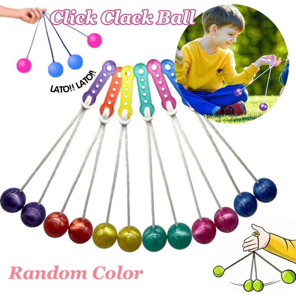 6Pcs Novelty Collision Ball Toy Random Color Children's Park Balls  Educational Toys