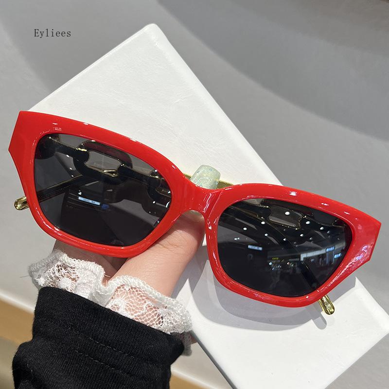 

New Compact Small Frame Construction Cat-Eye Sun Protection Glasses Women Adults Fashion Stylish Fashion Premium High Quality Premium Luxury