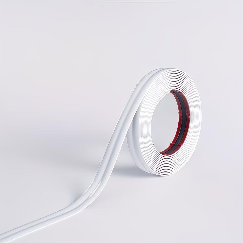 

1PC 2/5m Self-adhesive mirror sticker Desk Furniture Edge Guard Strip Wall Internal External Corner Protector living room Decora 2mx2cm білий