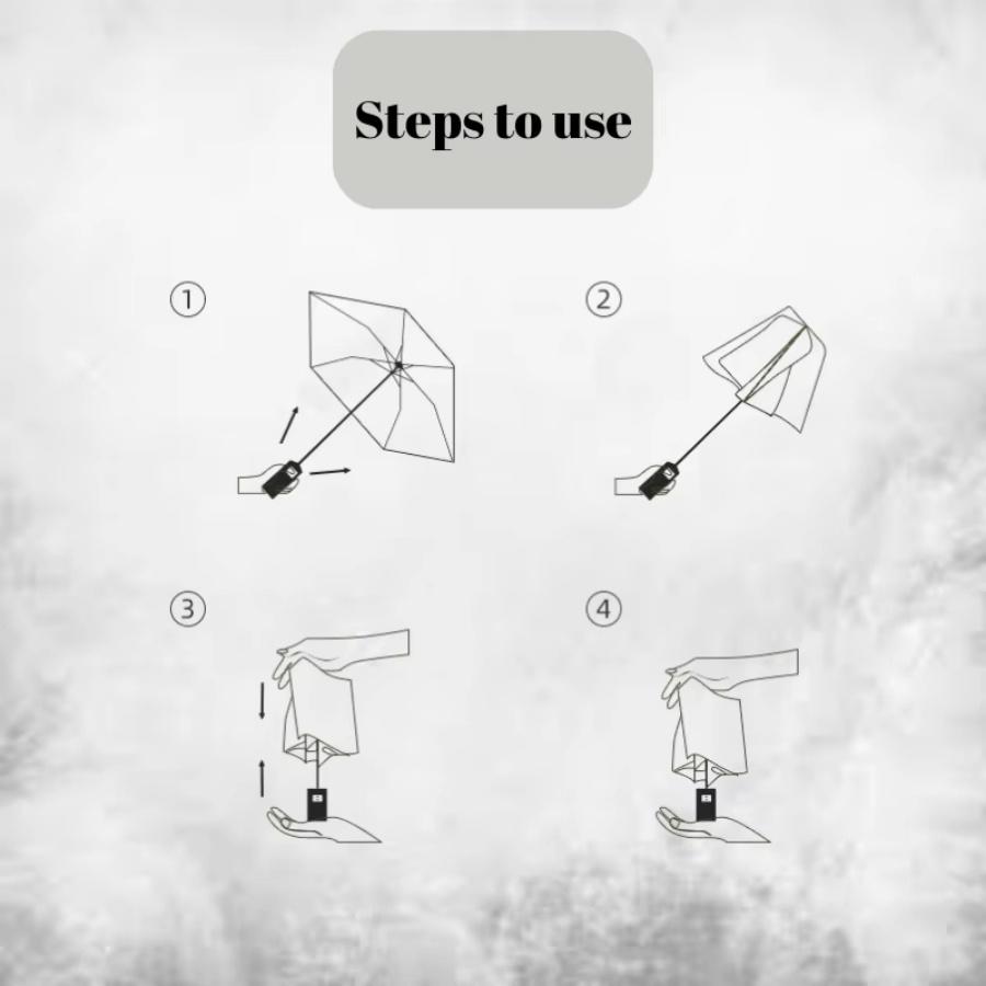 24 Bones 106cm Automatic Umbrella for Men and Women Outside Large Folding Rain and Sunshine Umbrella