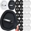 4/12pcs Car Door Lock Shock Absorber Cushion Crash Protection Cushion Seal Guard Plug Silicone Crash Protection Kit Accessories Interior Mirrors 6