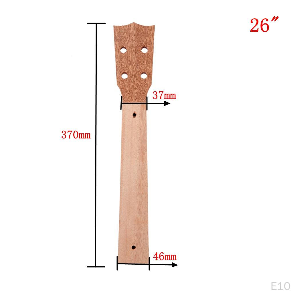 /26" Ukulele Mini-Gitarre Unfertiger Hals DIY-Teile