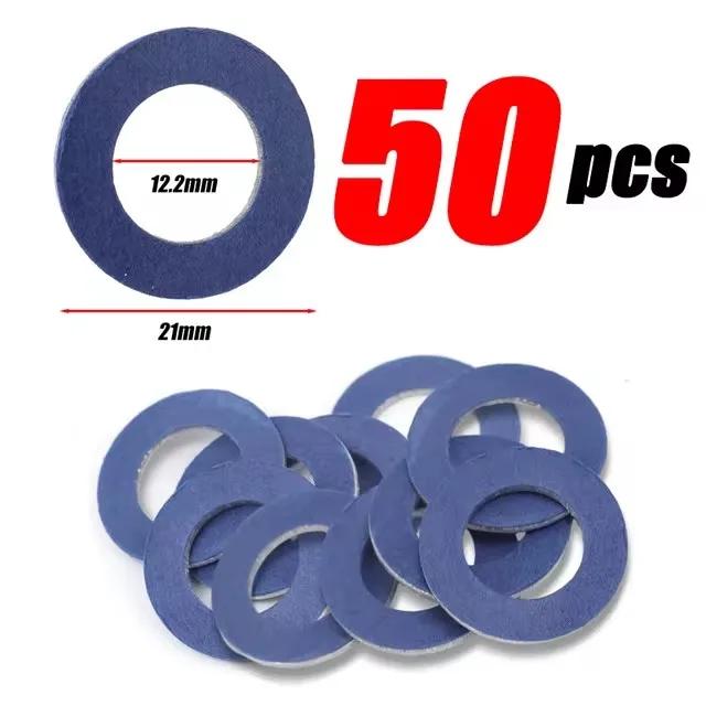 Car Oil Pan Drain Screw Gasket Engine Sump Oil Drain Bolt Seal Gasket 12mm Hole Nut Seal Ring for Toyota Lexus OE# 90430-12031