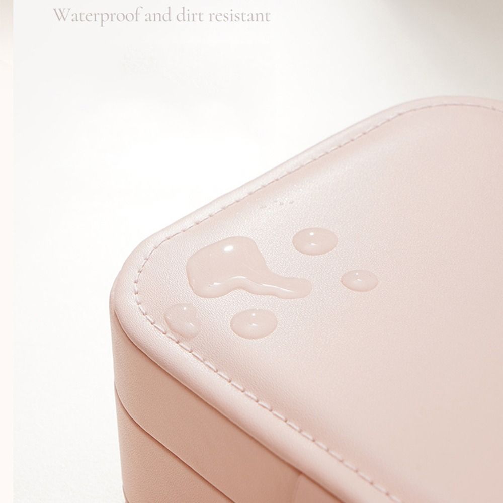 Large Capacity Jewelry Display Case Pu Leather Jewelry Organizer Creative Jewelry Box  Ladies