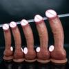 Oversized Soft Realistic Dildo Big Penis Suction Cup Dick Penetration Anal Adult Sex Toys Women Masturbation Clitoral and Vaginal G-spot Stimulation