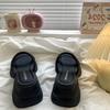 2025 Not Tired Foot Slippers Thick-soled New Trendy Word with Casual Slippers Fashionable Versatile Height Increase Women's Summer Wear