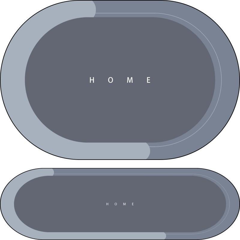 Kitchen Floor Mat Waterproof No-Slip Bathroom Absorbent Bath Mat Quick Dry Floor Mat Floor Mat Toilet Door Mat