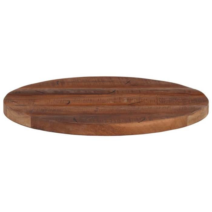 VidaXL Dessus de Table, Dessus de Table de Remplacement, Dessus de Rechange Salle à Manger, Ø 60x2,5 cm Rond Bois Massif de 370038