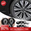 2026 Heiß Für Renault Radkappen 4 Stück 56/60/65mm Auto Radaufkleber Mittelnabenkappe Auto Emblem Abzeichen Aufkleber Für Renault Megane 2 3 Cl