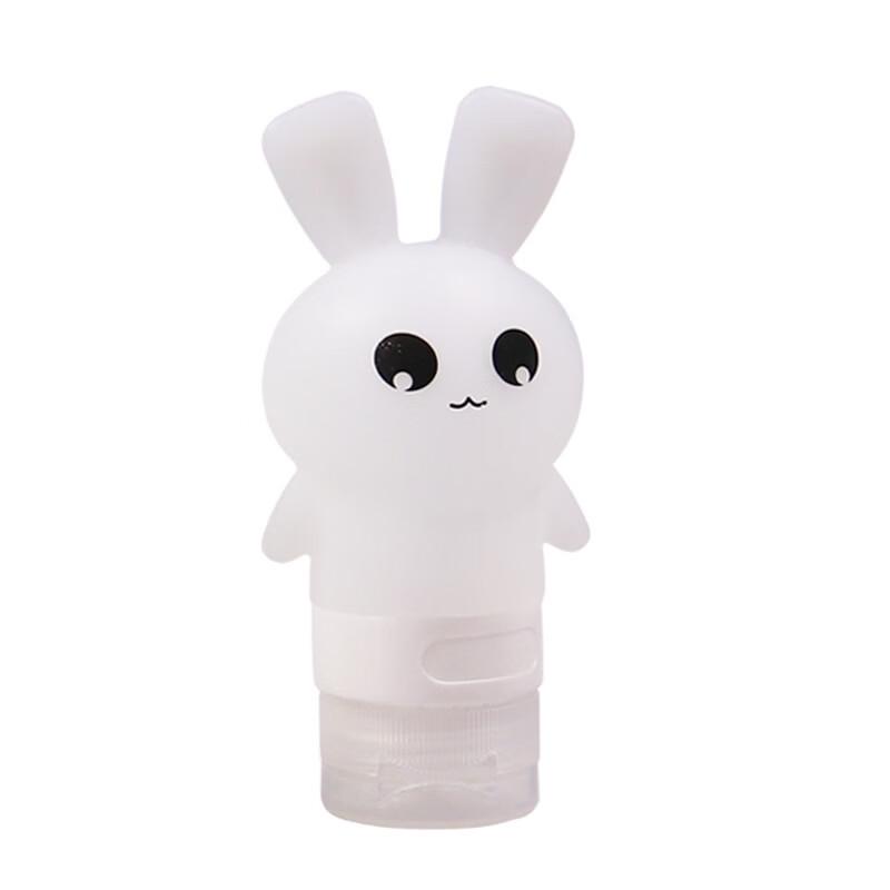 OIMG Silicone Rabbit Travel Bottle Set, 3-Piece