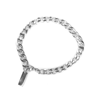 SQUAZ Bracelet SIDA035 1COLOR Surgical Steel Chain Men's Women's Couple Accessories