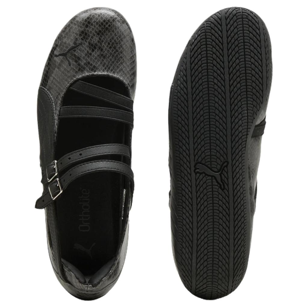 Puma Speedcat Ballet Snake Print Women Sneakers Black Cool-Dark-Gray Black------Details 405326-02