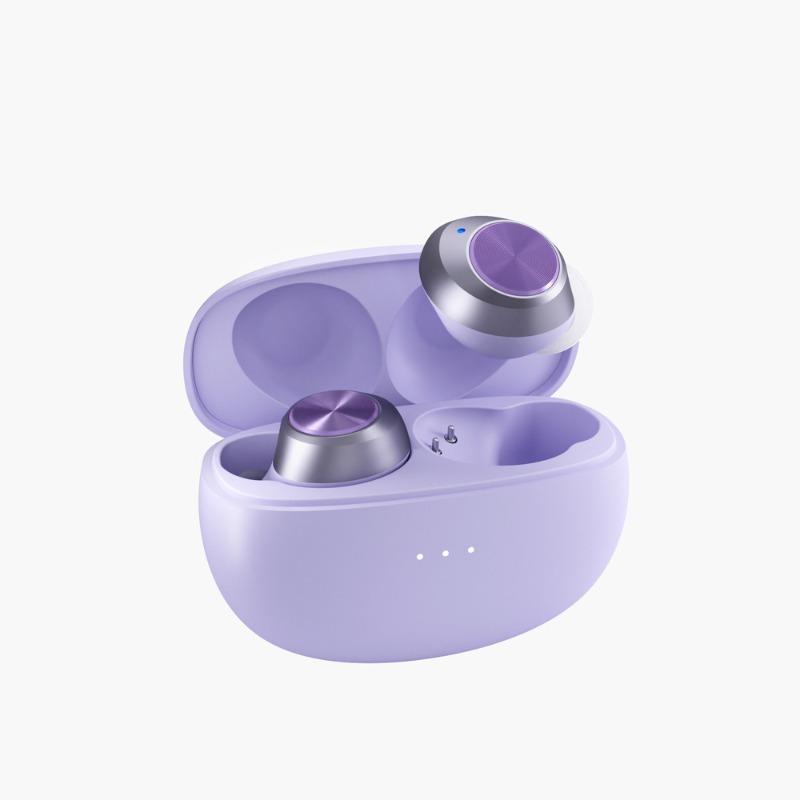 

XY wireless Bluetooth headset private model. Subwoofer sound quality, bean-type in-ear sports and ultra-long battery life світло-фіолетового кольору